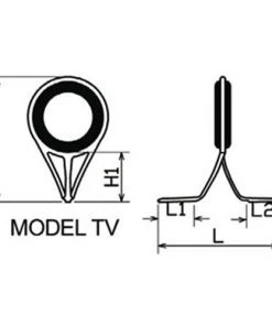 Pacific Bay Components Pac Bay Model TV Guides With Ceramic Rings