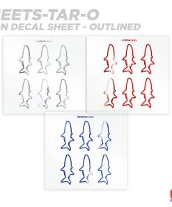 CRB Supplies Tarpon Silhouette Rod Decals - Peel & Stick