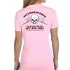 Mud Hole Women's Custom T-Shirt: Skull With Crossing Rods Gear 1 Mud Hole Women's Custom T-Shirt: Skull With Crossing Rods Gear