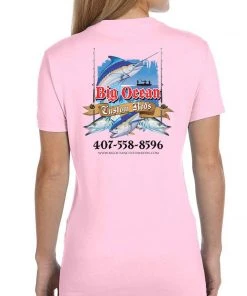 Mud Hole Women's Custom T-Shirt: Assorted Saltwater Gamefish