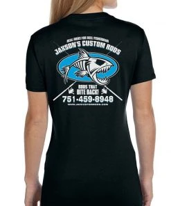 Mud Hole Women's Custom T-Shirt: Fish Skeleton