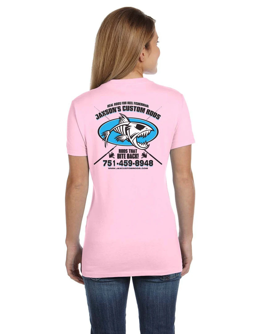 Mud Hole Women's Custom T-Shirt: Fish Skeleton 6 Mud Hole Women's Custom T-Shirt: Fish Skeleton