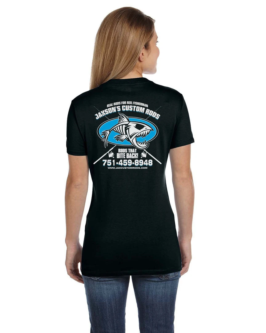 Mud Hole Women's Custom T-Shirt: Fish Skeleton 8 Mud Hole Women's Custom T-Shirt: Fish Skeleton