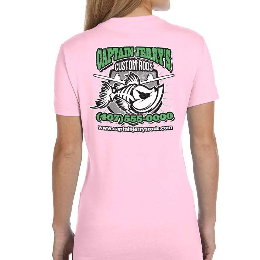 Mud Hole Gear Women's Custom T-Shirt: Green Bones 3 Mud Hole Gear Women's Custom T-Shirt: Green Bones