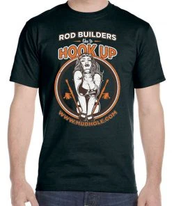 Mud Hole 'Rod Builders Hook Up' Pinup Girl Tee Gear